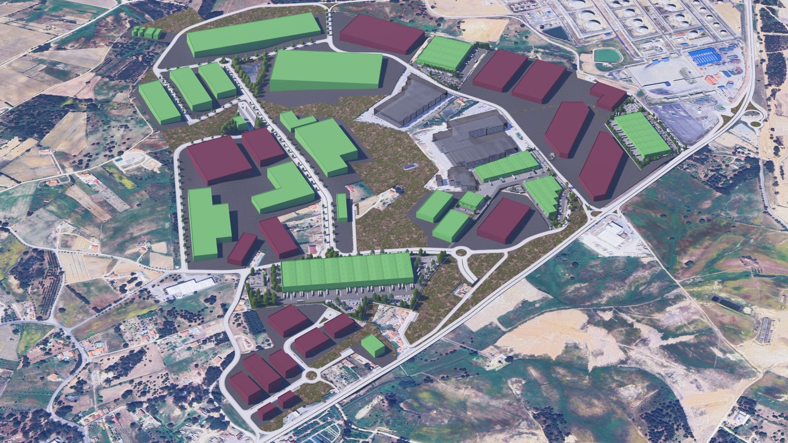 AVETEL PARK, MASTER PLAN 1